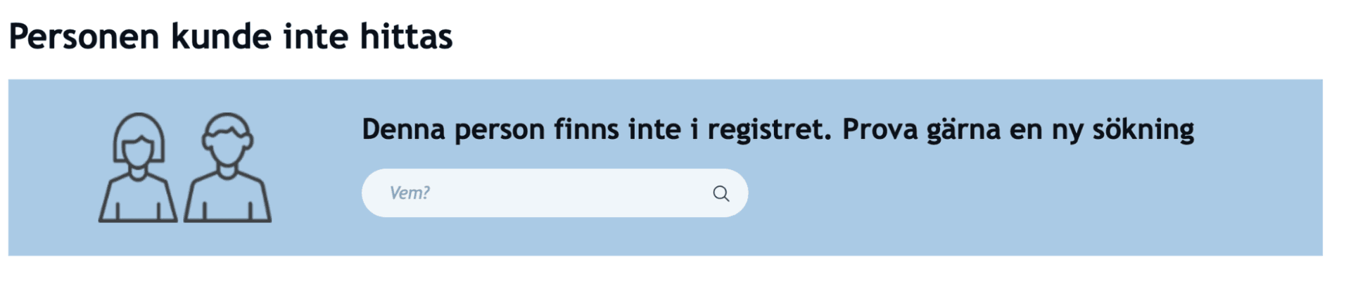 Exempel på borttagning från upplysningssajter